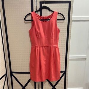J. Crew Coral Dress Scoop Neck Sleeveless